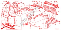 CONTENCION DELANTERA/TABLERO para Honda JAZZ 1.4ES 5 Puertas 5 velocidades manual 2012