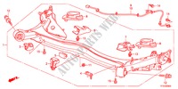 EJE TRASERO para Honda JAZZ 1.2S     TEMP TIRE 5 Puertas 5 velocidades manual 2012