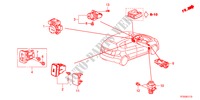 INTERRUPTOR(LH) para Honda JAZZ 1.4LS    TEMP TIRE 5 Puertas automática completa 2012