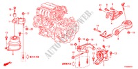 MONTAJE DE MOTOR(CVT) para Honda JAZZ 1.4S     TEMP TIRE 5 Puertas automática completa 2012