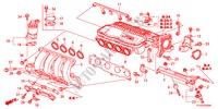 MULTIPLE DE ADMISION para Honda JAZZ 1.4EX 5 Puertas automática completa 2012