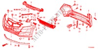 PARAGOLPES para Honda JAZZ 1.4S     TEMP TIRE 5 Puertas 5 velocidades manual 2012