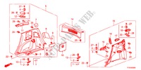 RECUBRIMIENTO LATERAL para Honda JAZZ 1.5EX 5 Puertas 5 velocidades manual 2012