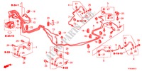 TUBERIA DE FRENO/MANGUERA(RH)(DISCO)(ABS) para Honda JAZZ 1.5EXS 5 Puertas 5 velocidades automática 2012