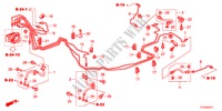 TUBERIA DE FRENO/MANGUERA(RH)(TAMBOR)(ABS) para Honda JAZZ 1.3LX 5 Puertas automática completa 2012