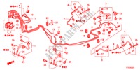 TUBERIA DE FRENO/MANGUERA(RH)(VSA) para Honda JAZZ 1.4EXLT 5 Puertas 5 velocidades manual 2012