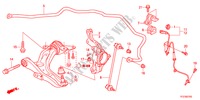 BRAZO INFERIOR DELANTERO para Honda JAZZ HYBRID IMA-H    TEMP TIRE 5 Puertas automática completa 2012