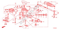CAJA DE ENGRANAJE DE P.S.(EPS)(RH) para Honda JAZZ HYBRID IMA      TEMP TIRE 5 Puertas automática completa 2012