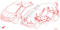 CONJUNTO DE ALAMBRES(1)(LH) para Honda JAZZ HYBRID IMA-S    TEMP TIRE 5 Puertas automática completa 2012