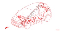 CONJUNTO DE ALAMBRES(2)(RH) para Honda JAZZ HYBRID IMA-H 5 Puertas automática completa 2012