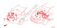 CONJUNTO DE ALAMBRES(3)(RH) para Honda JAZZ HYBRID IMA      TEMP TIRE 5 Puertas automática completa 2012