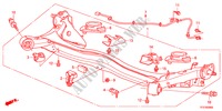 EJE TRASERO para Honda JAZZ HYBRID IMA-H    TEMP TIRE 5 Puertas automática completa 2012