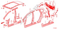 PANELES EXTERIORES/PANEL TRASERO para Honda JAZZ HYBRID IMA-S 5 Puertas automática completa 2012