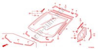 PARABRISAS DELANTERO para Honda JAZZ HYBRID IMA-S 5 Puertas automática completa 2012