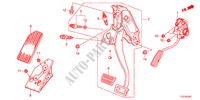 PEDAL(LH) para Honda JAZZ HYBRID IMA-H    TEMP TIRE 5 Puertas automática completa 2012