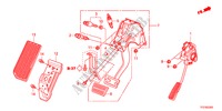 PEDAL(RH) para Honda JAZZ HYBRID IMA      TEMP TIRE 5 Puertas automática completa 2012