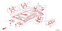 RECUBRIMIENTO DE TECHO para Honda JAZZ HYBRID IMA-S    TEMP TIRE 5 Puertas automática completa 2012