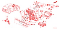 UNIDAD DE MANDO(CABINA)(1)(LH) para Honda JAZZ HYBRID IMA-S    TEMP TIRE 5 Puertas automática completa 2012
