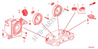 ALTAVOZ para Honda ODYSSEY TOURING 5 Puertas 6 velocidades automática 2011
