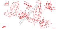 ASIENTO MEDIO(DER.) para Honda ODYSSEY LX 5 Puertas 5 velocidades automática 2011