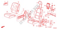 ASIENTO MEDIO(IZQ.) para Honda ODYSSEY TOURING 5 Puertas 6 velocidades automática 2011