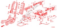 COMPONENTES DE ASIENTO MEDIO(CENTRAL) para Honda ODYSSEY LX 5 Puertas 5 velocidades automática 2011