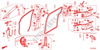 GUARNICION DE PILAR para Honda ODYSSEY LX 5 Puertas 5 velocidades automática 2011