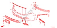 PARAGOLPES DELANTERO para Honda ODYSSEY EXL 5 Puertas 5 velocidades automática 2011