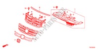 PARRILLA DELANTERA para Honda ODYSSEY LX 5 Puertas 5 velocidades automática 2011
