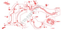 ACONDICIONADOR DE AIRE (MANGUERAS/TUBERIAS) (2.4L) (RH) para Honda ACCORD 2.4 EX 4 Puertas 6 velocidades manual 2009