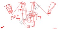 TUBO DE ADMISION DE AIRE (DIESEL) (1) para Honda ACCORD 2.2 EX-GT 4 Puertas 6 velocidades manual 2009