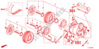 ACONDICIONADOR DE AIRE(COMPRESOR)(2.4L) para Honda ACCORD 2.4 EX 4 Puertas 5 velocidades automática 2011