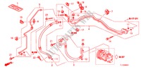 ACONDICIONADOR DE AIRE(MANGUERAS/TUBERIAS)(2.0L)(RH) para Honda ACCORD 2.0 EX 4 Puertas 6 velocidades manual 2011