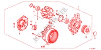 ALTERNADOR(DENSO)(DIESEL) para Honda ACCORD 2.2 EXECUTIVE 4 Puertas 5 velocidades automática 2011