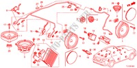 ANTENA DE RADIO/ALTAVOZ(RH) para Honda ACCORD 2.4 EX 4 Puertas 6 velocidades manual 2010