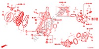 BOMBA DE AGUA(2.4L) para Honda ACCORD 2.4 TYPE S 4 Puertas 6 velocidades manual 2010