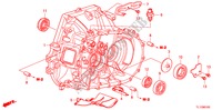 CAJA DE EMBRAGUE para Honda ACCORD 2.4 TYPE S 4 Puertas 6 velocidades manual 2011