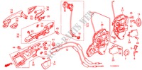 CERRADURAS DE PUERTA DEL./MANIJA EXTERIOR para Honda ACCORD 2.0 EXECUTIVE 4 Puertas 5 velocidades automática 2011