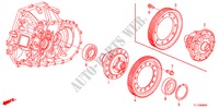 DIFERENCIAL para Honda ACCORD 2.4 EX 4 Puertas 6 velocidades manual 2011