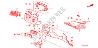 GUARNICION DE INSTRUMENTO(LADO DE CONDUCTOR)(LH) para Honda ACCORD 2.0 EXECUTIVE 4 Puertas 5 velocidades automática 2011