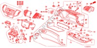 GUARNICION DE INSTRUMENTO(LADO DE PASAJERO)(LH) para Honda ACCORD 2.0 EXECUTIVE 4 Puertas 5 velocidades automática 2011
