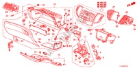 GUARNICION DE INSTRUMENTO(LADO DE PASAJERO)(RH) para Honda ACCORD 2.4 EX 4 Puertas 5 velocidades automática 2010