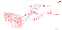 MANGUERA DE AGUA(2.4L)(RH) para Honda ACCORD 2.4 EX 4 Puertas 5 velocidades automática 2011