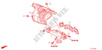 MULTIPLE DE ESCAPE(DIESEL) para Honda ACCORD 2.2 EXECUTIVE 4 Puertas 5 velocidades automática 2011