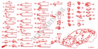 BANDA DE JUEGO DE CABLES/SOPORTE(RH) para Honda ACCORD 2.2 ES-GT 4 Puertas 6 velocidades manual 2012