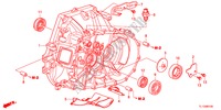 CAJA DE EMBRAGUE para Honda ACCORD 2.4 TYPE S 4 Puertas 6 velocidades manual 2012