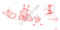 COMPONENTES CILINDRO LLAVE para Honda ACCORD 2.0 ELEGANCE 4 Puertas 6 velocidades manual 2012