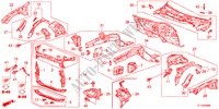 CONTENCION DELANTERA/TABLERO para Honda ACCORD 2.2 EXECUTIVE 4 Puertas 6 velocidades manual 2012