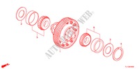 DIFERENCIAL(DIESEL) para Honda ACCORD 2.2 ES-GT 4 Puertas 6 velocidades manual 2012