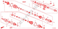 EJE DE IMPULSION DEL./EJE MEDIO(2.0L) para Honda ACCORD 2.0 ELEGANCE 4 Puertas 6 velocidades manual 2012